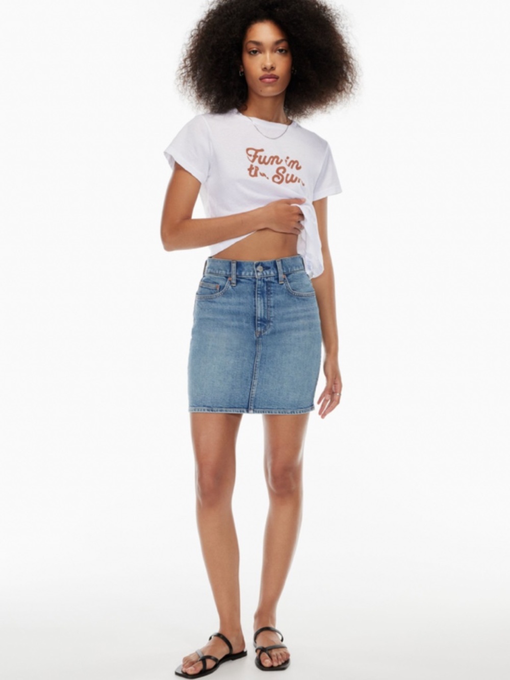 Denim forum the pin up denim skirt